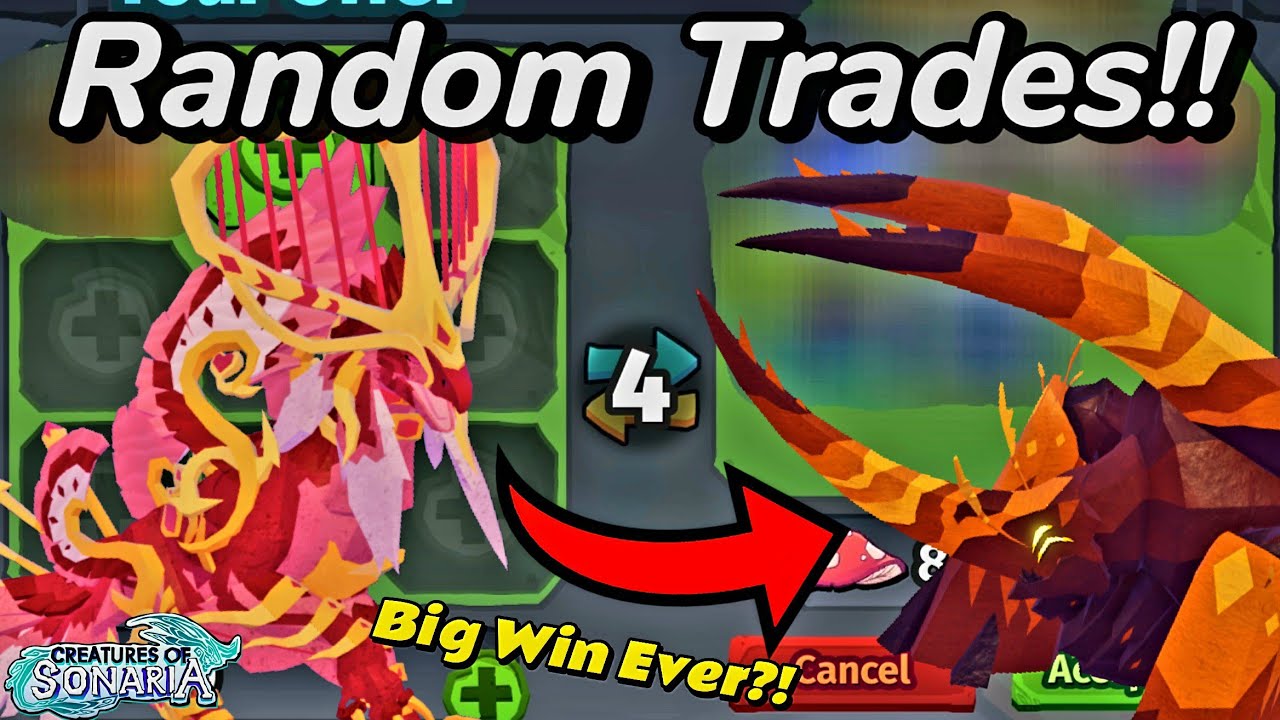 Best Trades Ever... Random Trades Part 35?! ✨️ Creatures of Sonaria