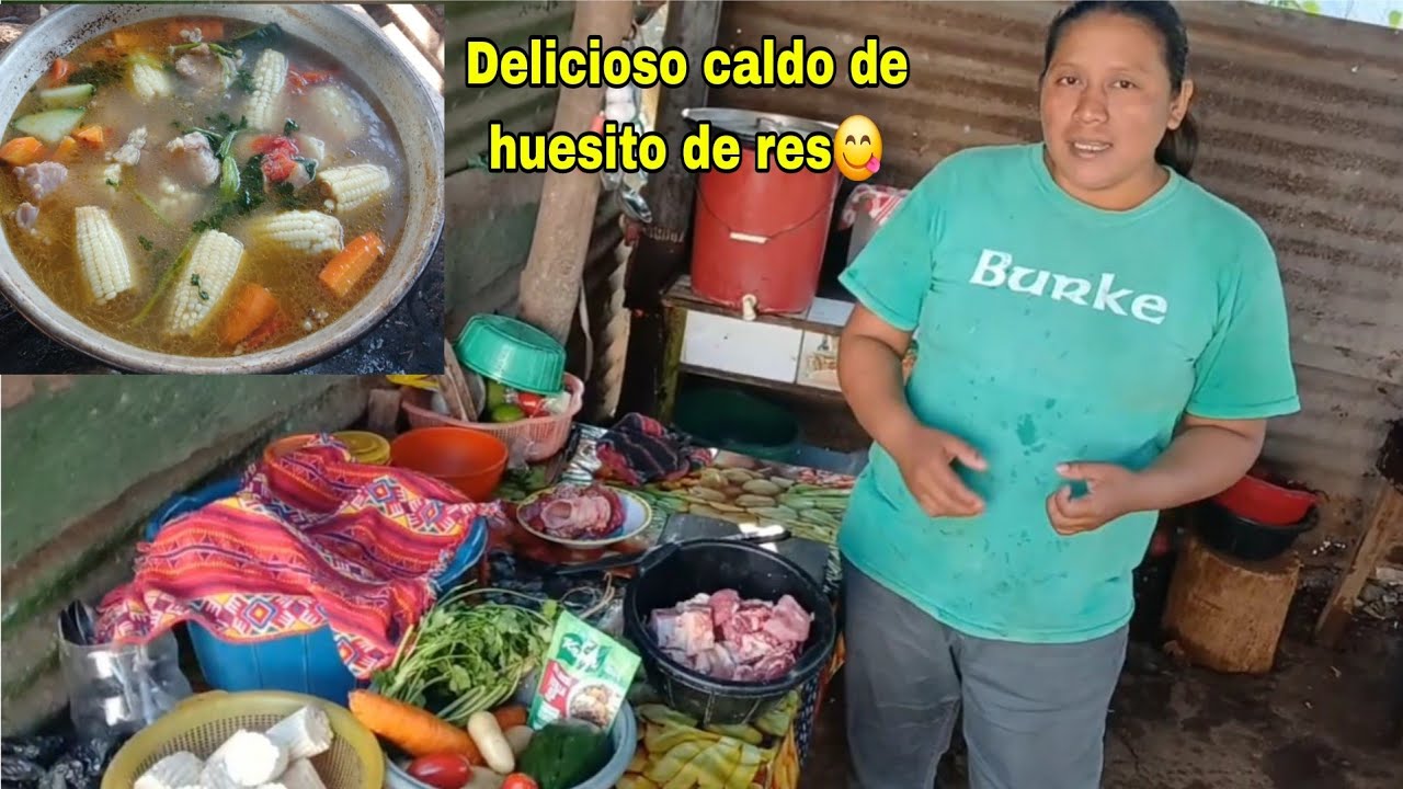 En el dia del Cariño💕cocinare un delicioso caldo de huesito de res con verduras😋