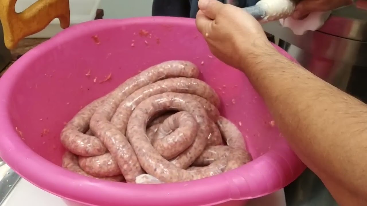 fabricación de chorizo criollo casero