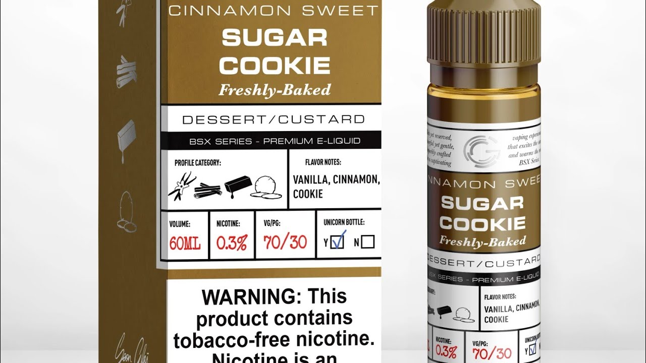 Glas Basix Sugar Cookie Vape Juice Review - VoA (andrew)
