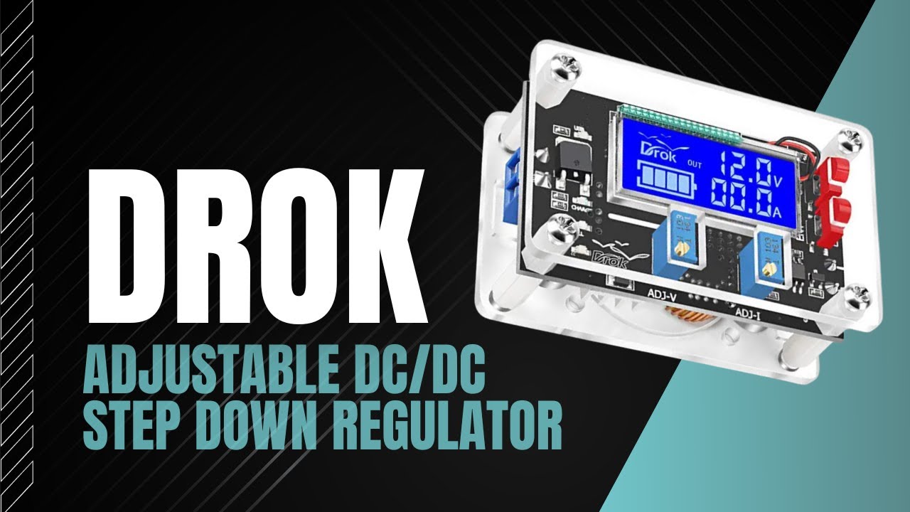 DROK DC to DC Buck Regulator / Converter  (with LCD) Measured with Rigol DL3021A and Rigol DP832