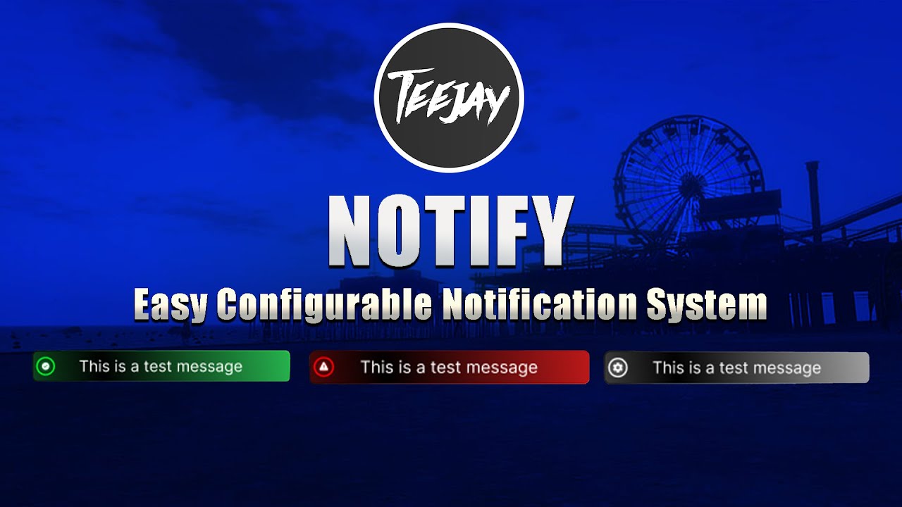 QBCore Notification | Easy Configuration | Drag and Drop | FiveM Script