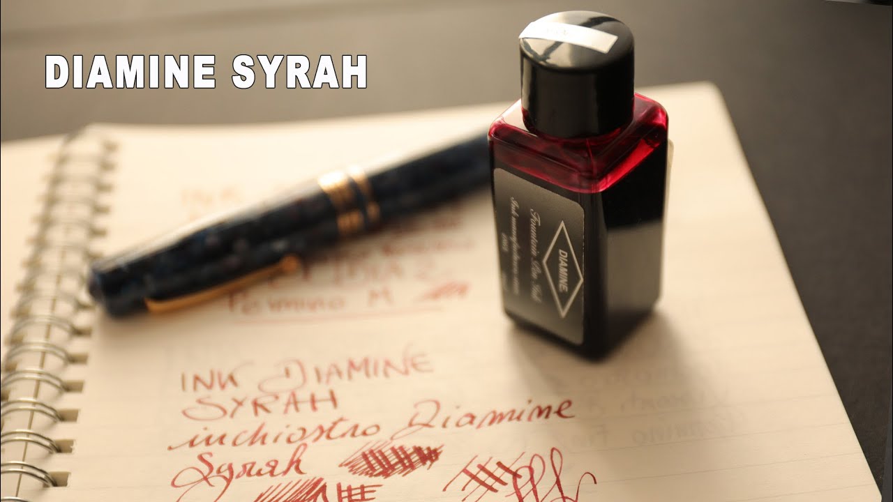Inchiostro Diamine Syrah - Full Test & review