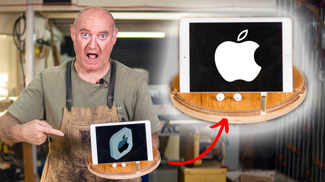 Wooden iPad Stand from Plywood (Quick & Easy)