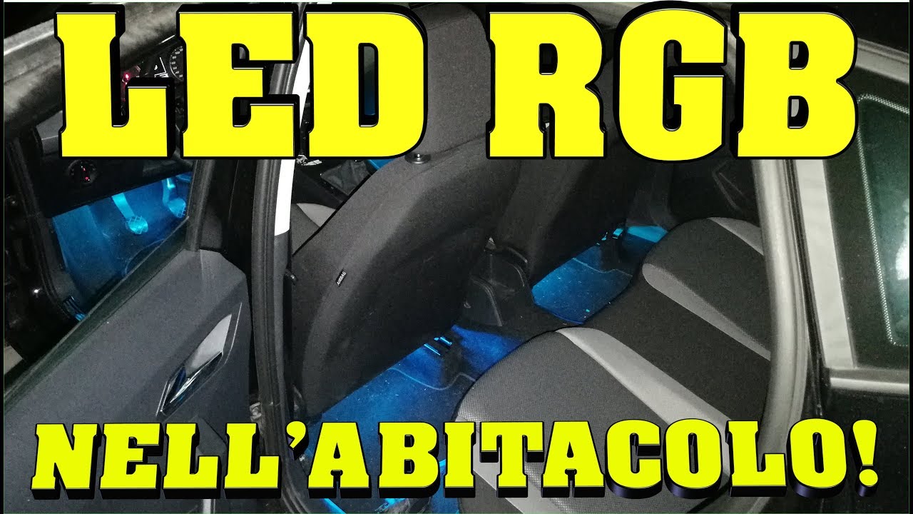 Montaggio luci led RGB nell'abitacolo (esempio su Seat Ibiza V KJ) Tutorial