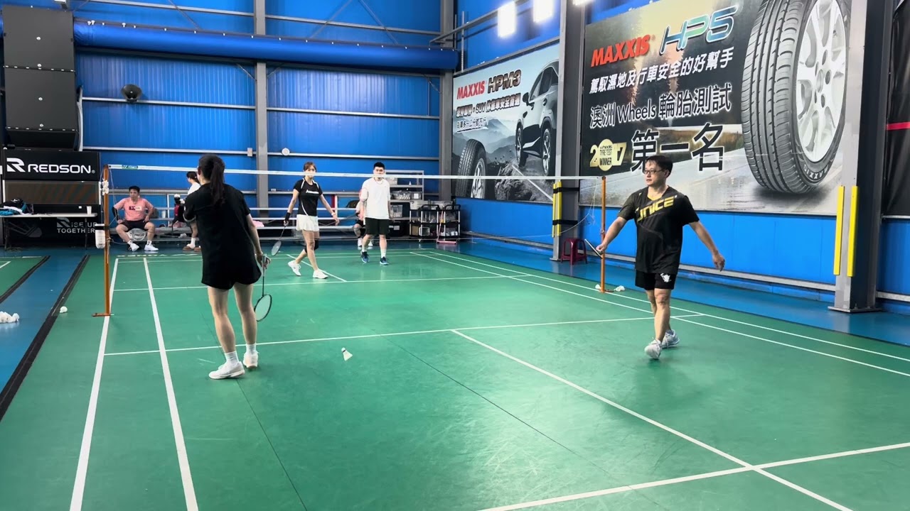 [羽球Vlog]🏸M&知本🆚安東尼&莎庭#混雙 