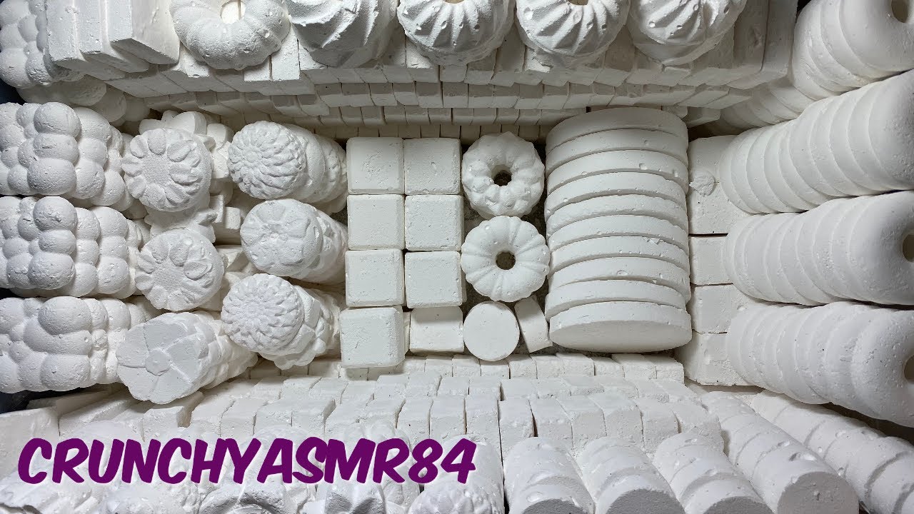 384 Gym Chalk Variety Crush (Fast Version) | Sleep Aid | Oddly Satisfying | ASMR