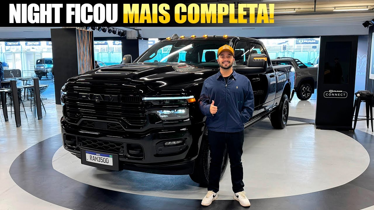 NOVA RAM 3500 FACELIFT COM MOTOR NOVO DE 436 CV E C&Acirc;MBIO DE 9 MARCHAS!!