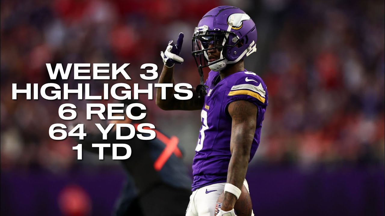 Jordan Addison Week 5 2023 FULL Highlights | NFL Vikings Vs. Chiefs