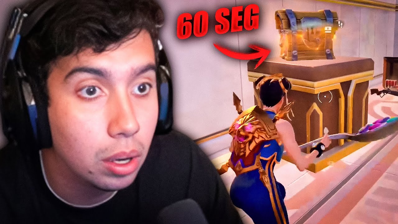 RETO FORTNITE GANANDO SOLO CON 1 MINUTO DE LOOT!