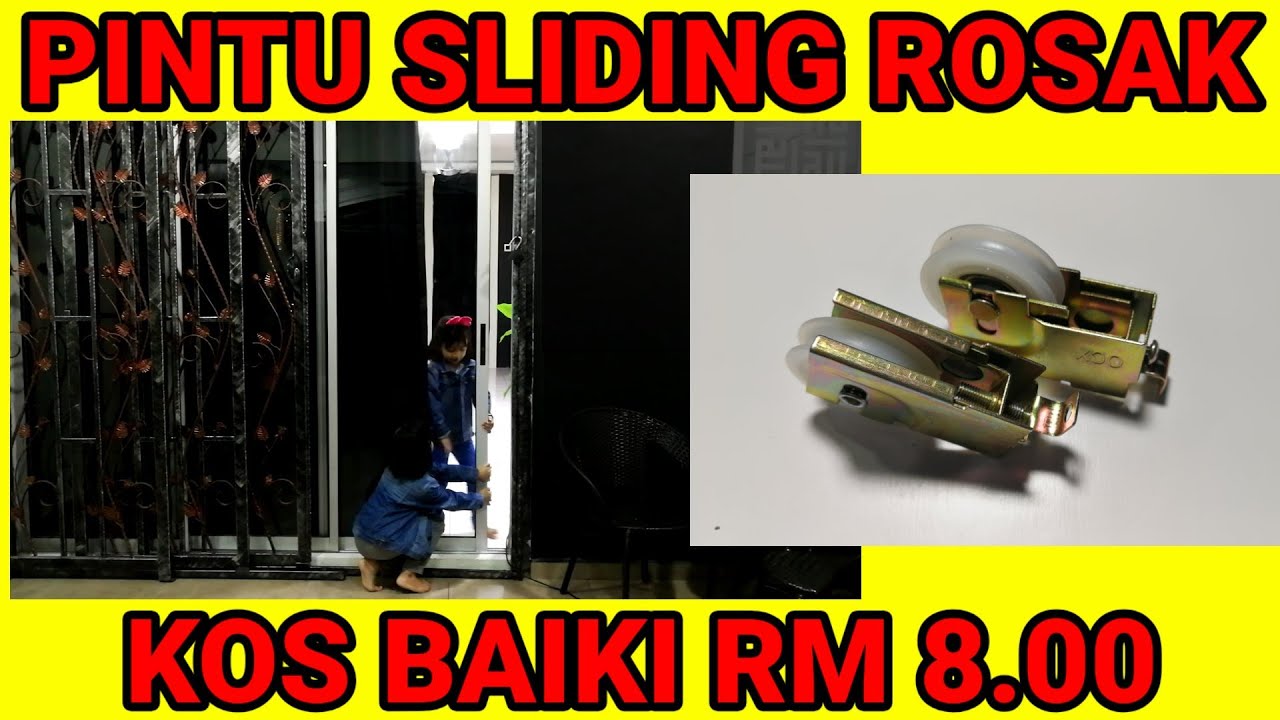 Cara tukar roller sliding doors