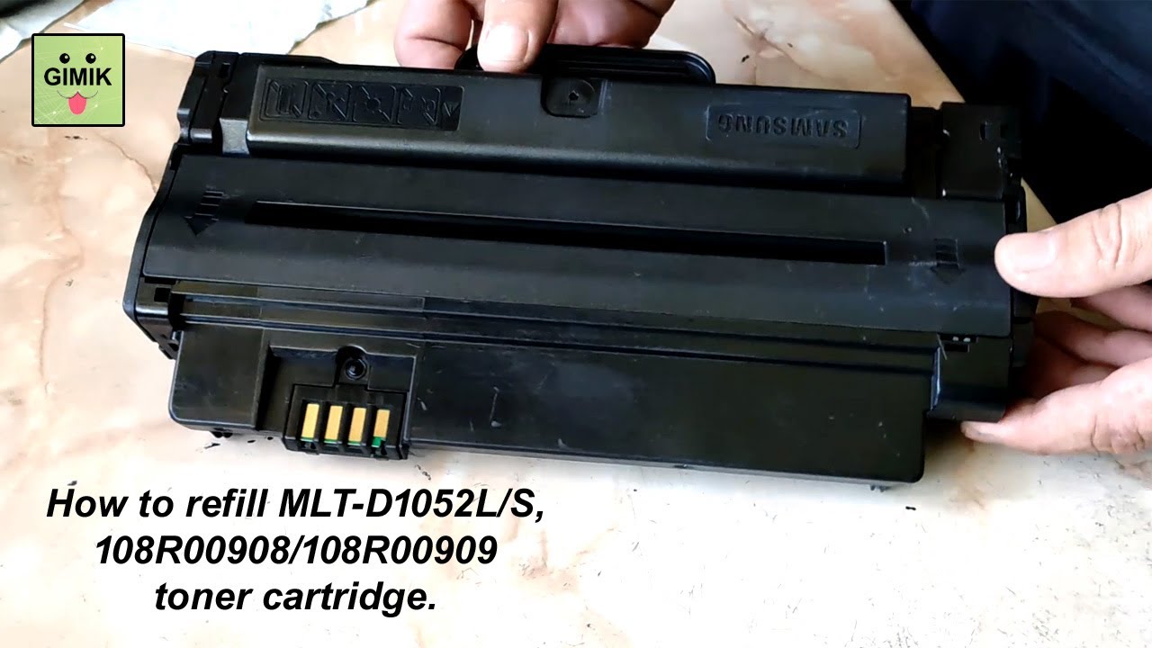 Samsung MLT-D1052 / Xerox 108R00908 Toner Refill Guide (SCX-4623, Phaser 3140)