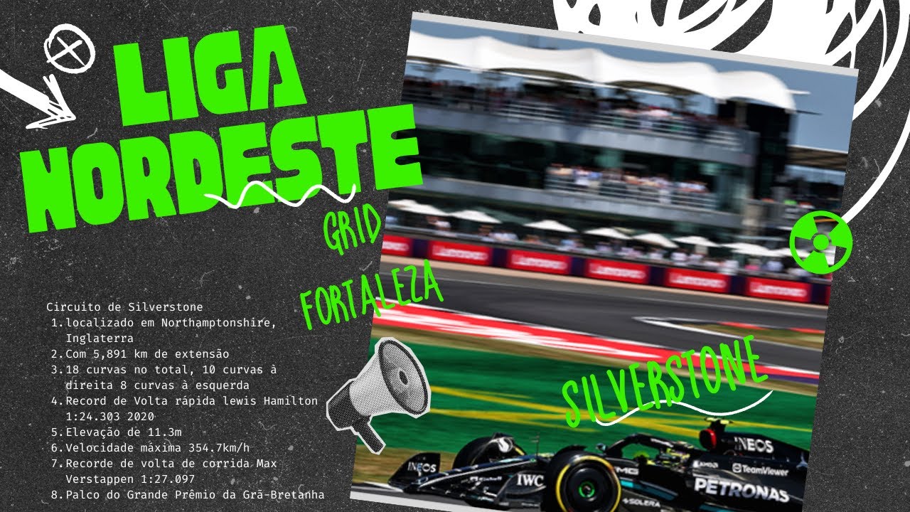 LIGA NORDESTE DE F1 🏎️ GRID FORTALEZA 🏎️ Etapa 01/08 🏎️ GP de SILVERTONE 🏎️ NARRAÇÃO : CAIO A7