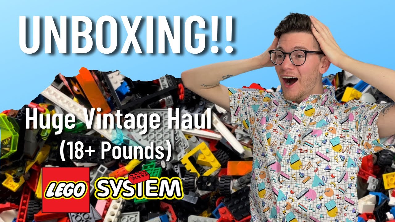 Huge 90's LEGO System Lot - Unboxing and Discussion