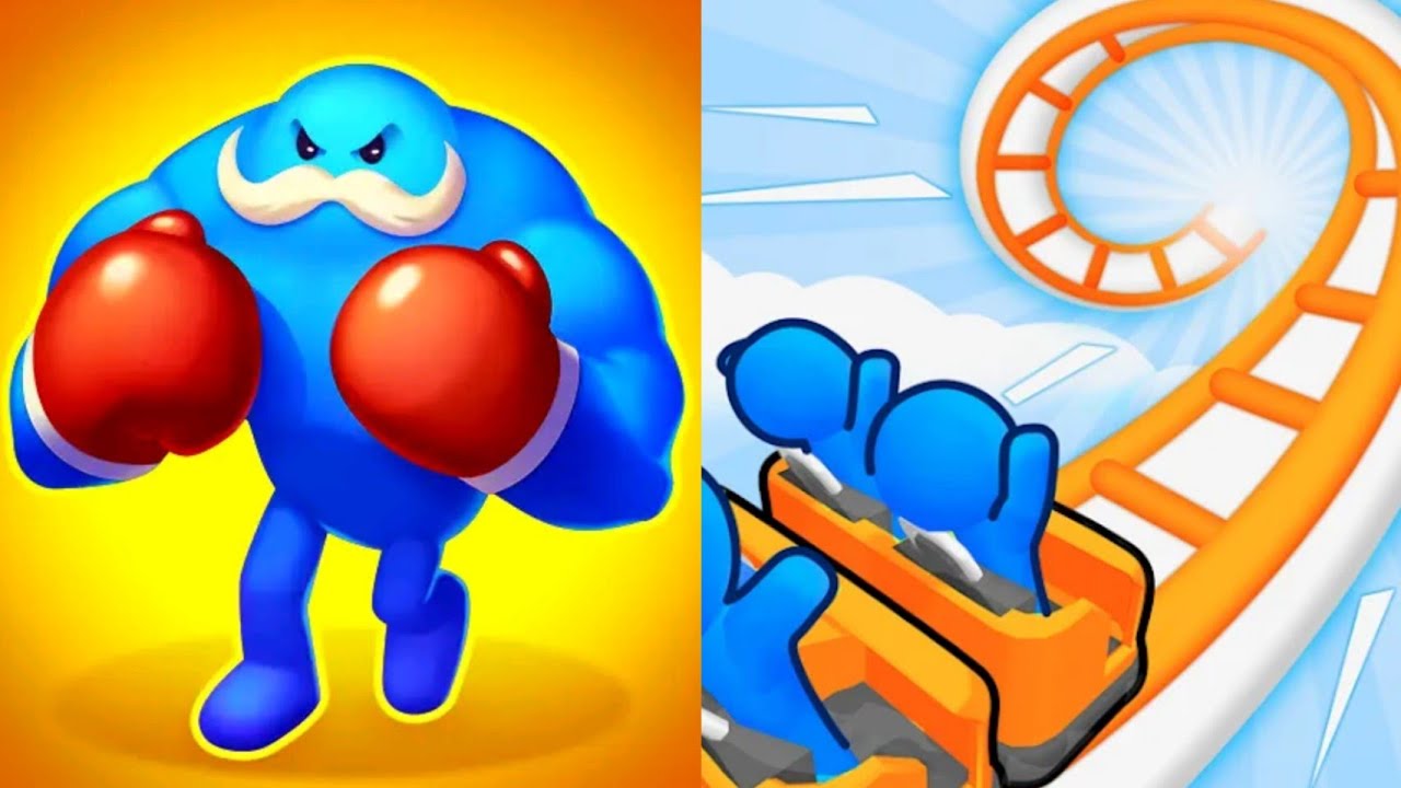 Punchy Race vs Runner Coaster Satisfying ASMR Gameplay (Android,ios) (New Update)