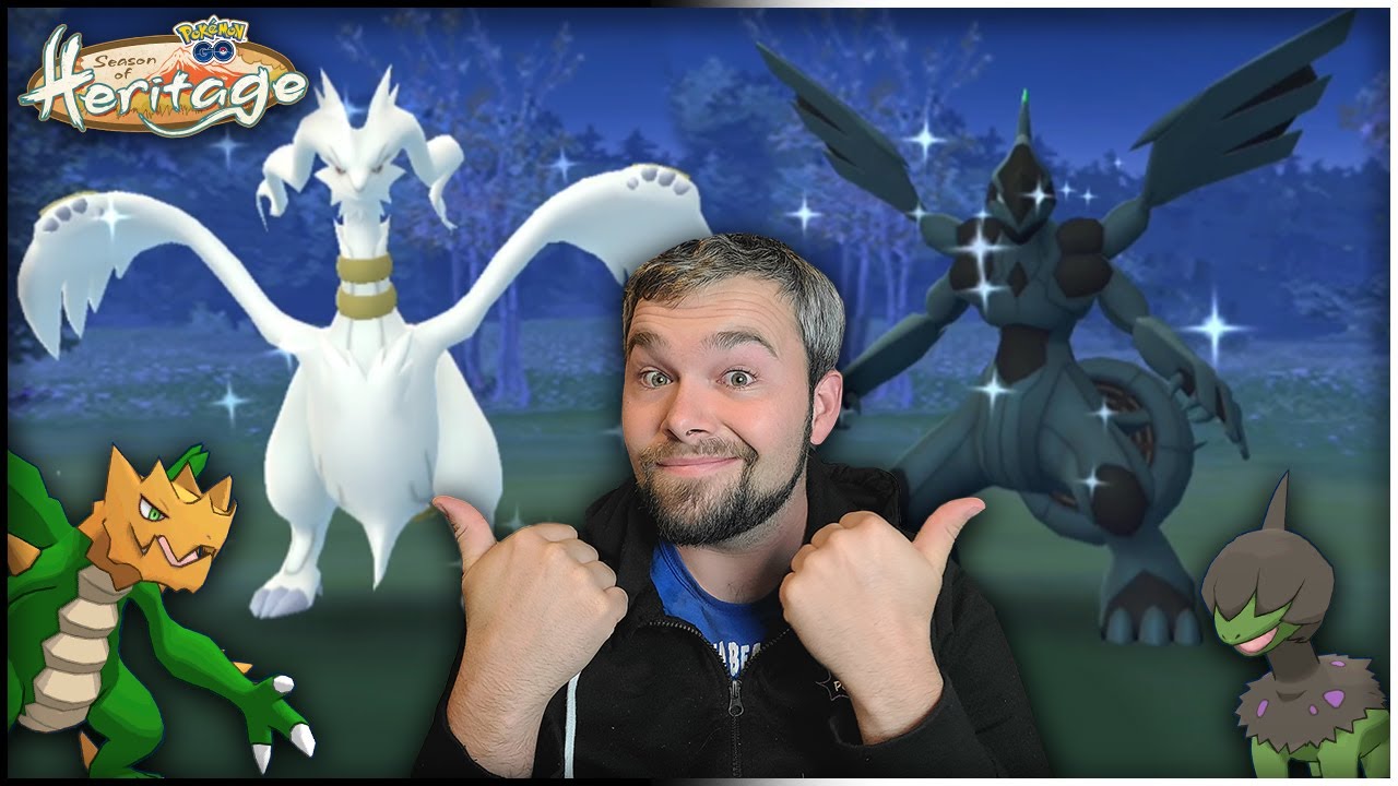 SHINY RESHIRAM & ZEKROM CAUGHT! SEASON OF HERITAGE DETAILS! (Pokémon GO)