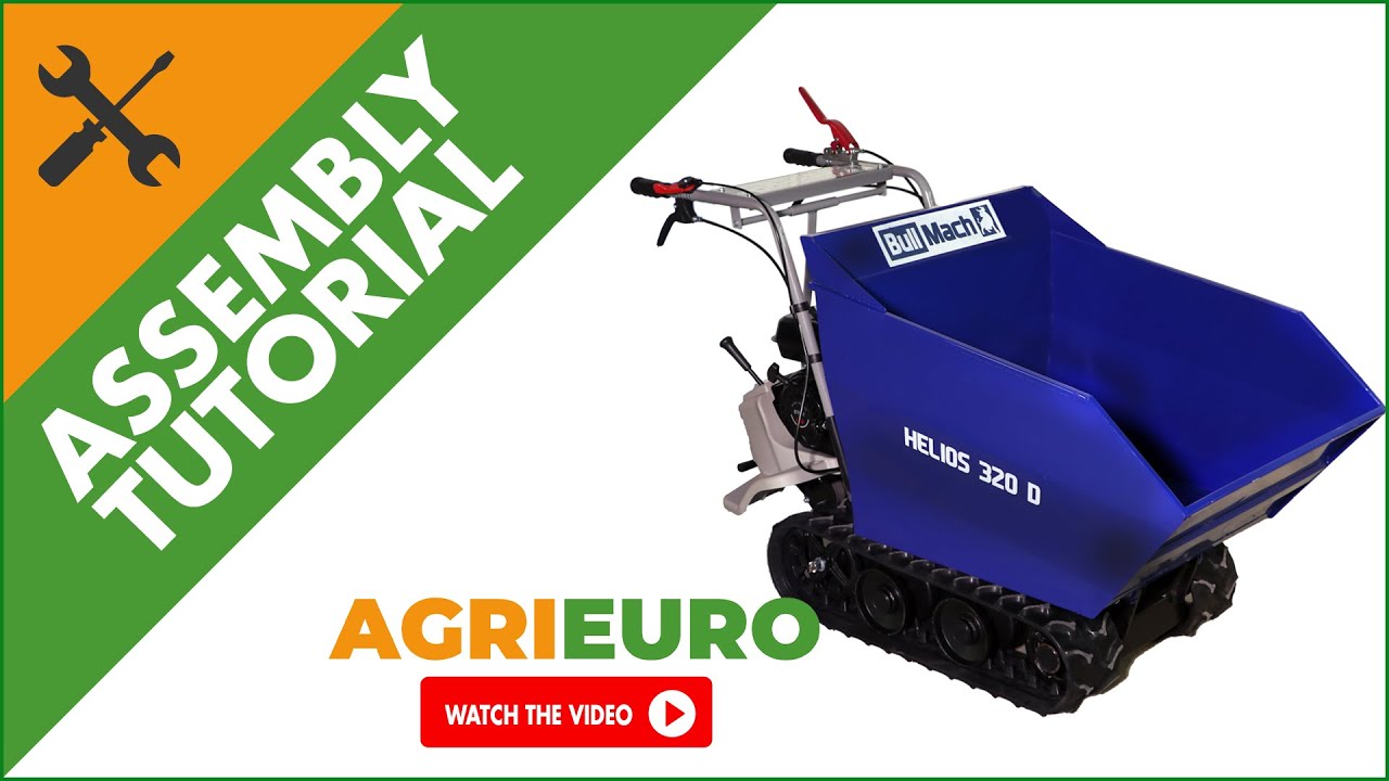 BullMach HELIOS 320 D Tracked Power Barrow - 320 Kg Max load capacity - Assembly tutorial