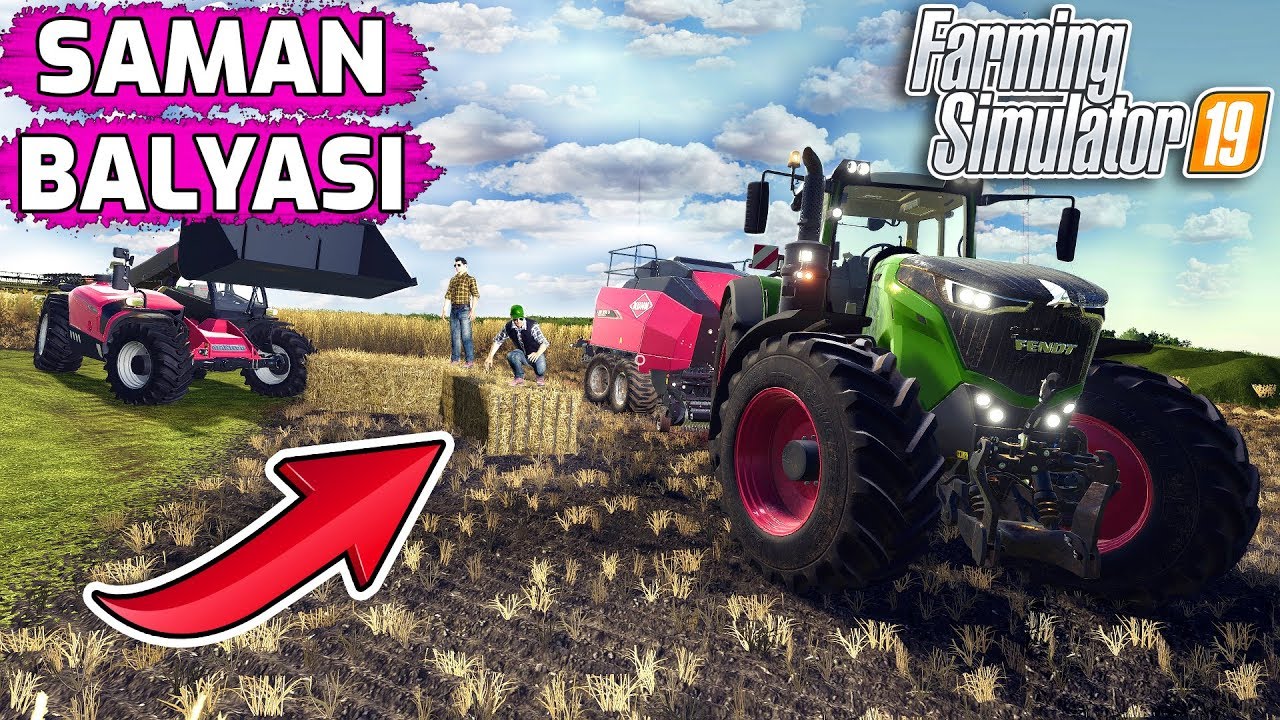 FARMING SIMULATOR 19 // SAMAN BALYASI YAPTIK !! #6