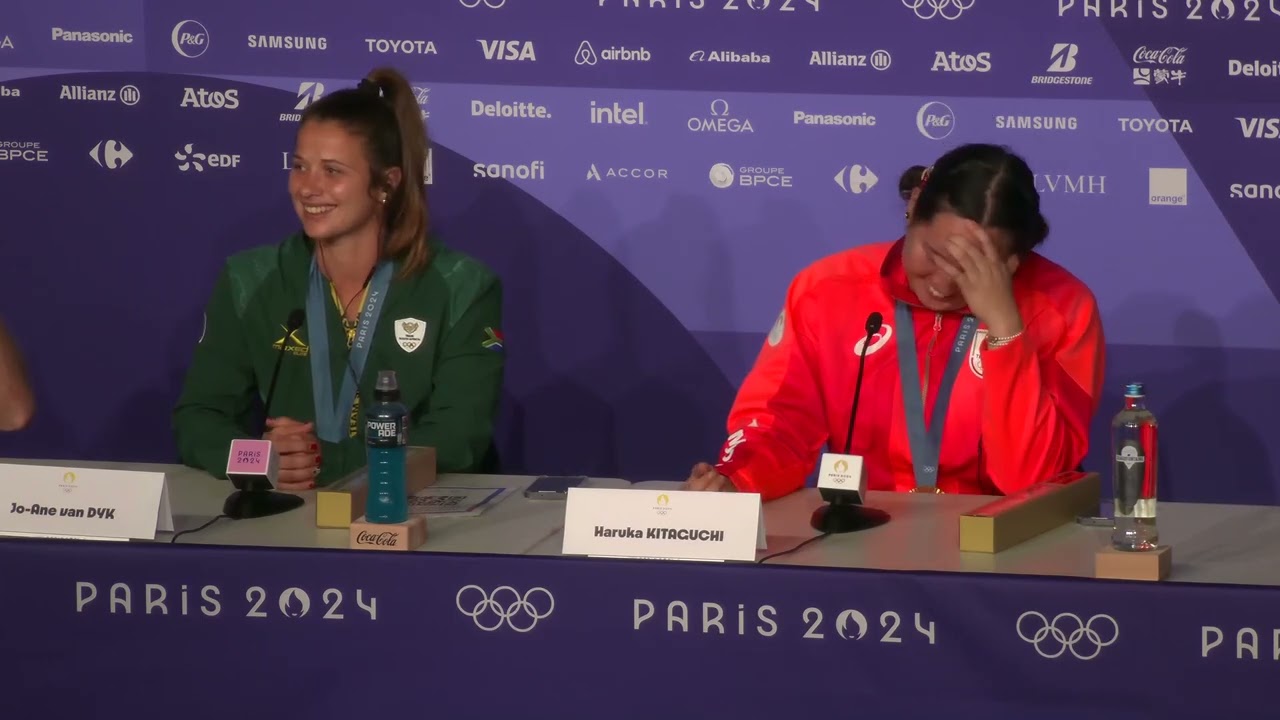 HARUKA KITAGUCHI WINS FIRST JAPANESE JAVELIN OLYMPIC GOLD | PRESS CONFERENCE