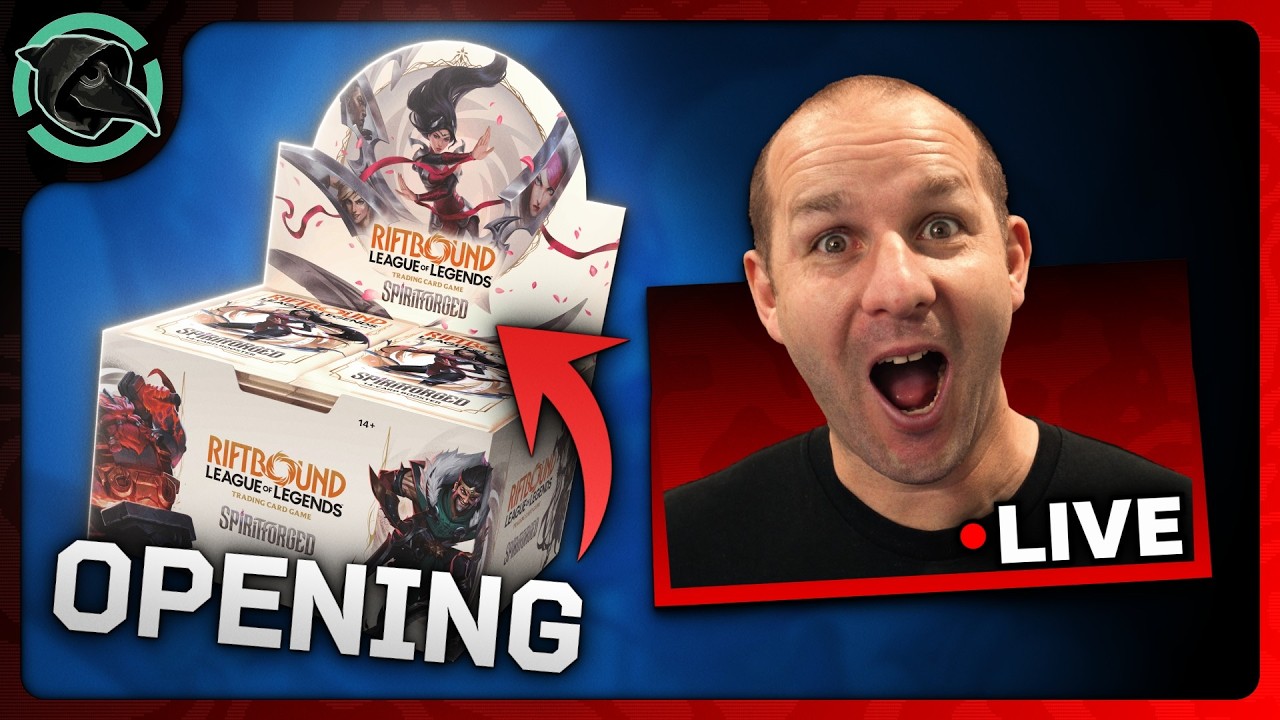 RIFTBOUND SPIRIT FORGED BOX OPENING! MISSED LAST SUNDAY SO THURSDAY RIP TIME! - Riftbound