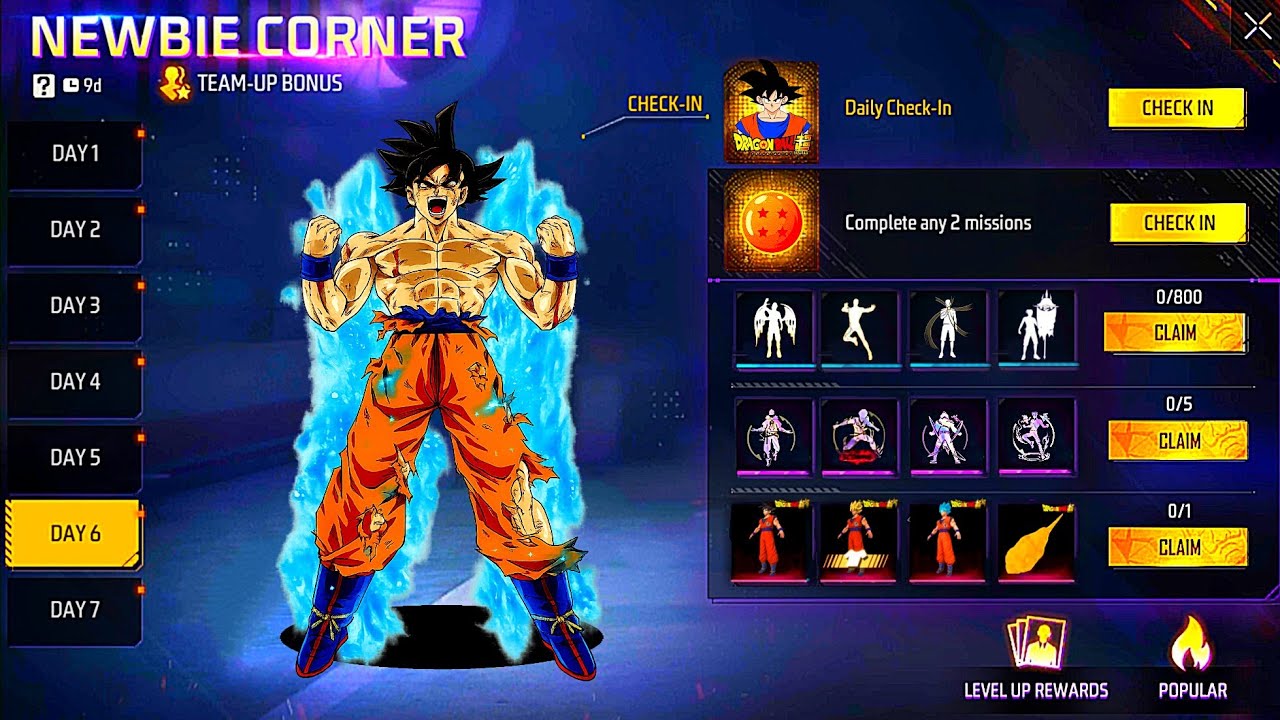 AMAZING EVENT 🔥😱 FREE FIRE X DRAGON BALL 🎁 ALL FREE REWARDS