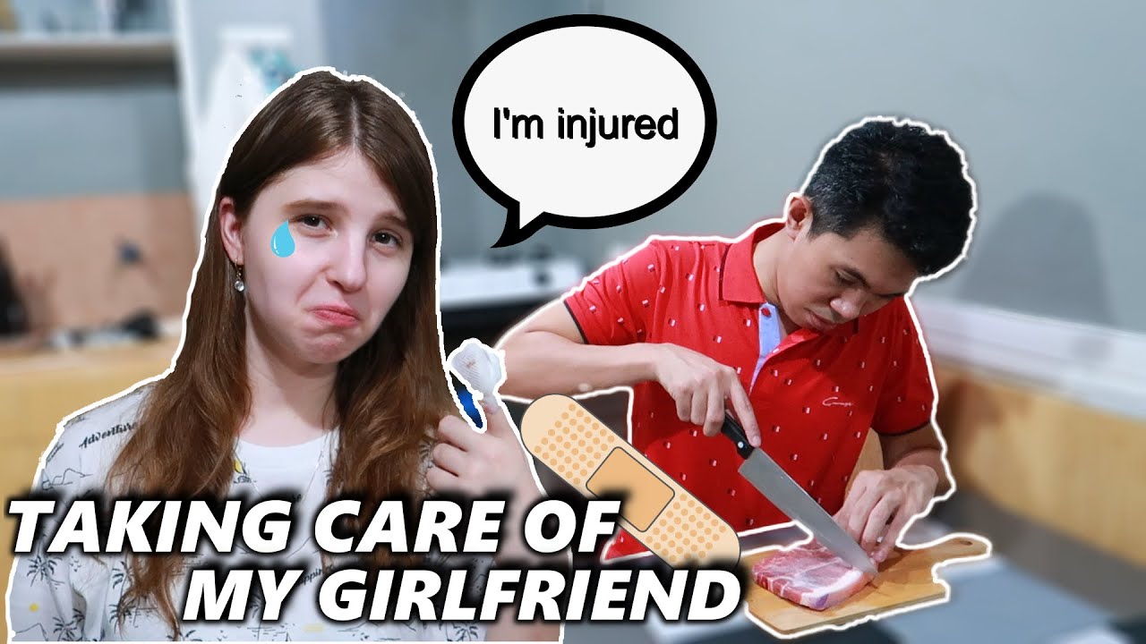 TAKING CARE OF MY INJURED GIRLFRIEND | MUNTIK NA MAPUTOL DALIRI NI VIKA!!