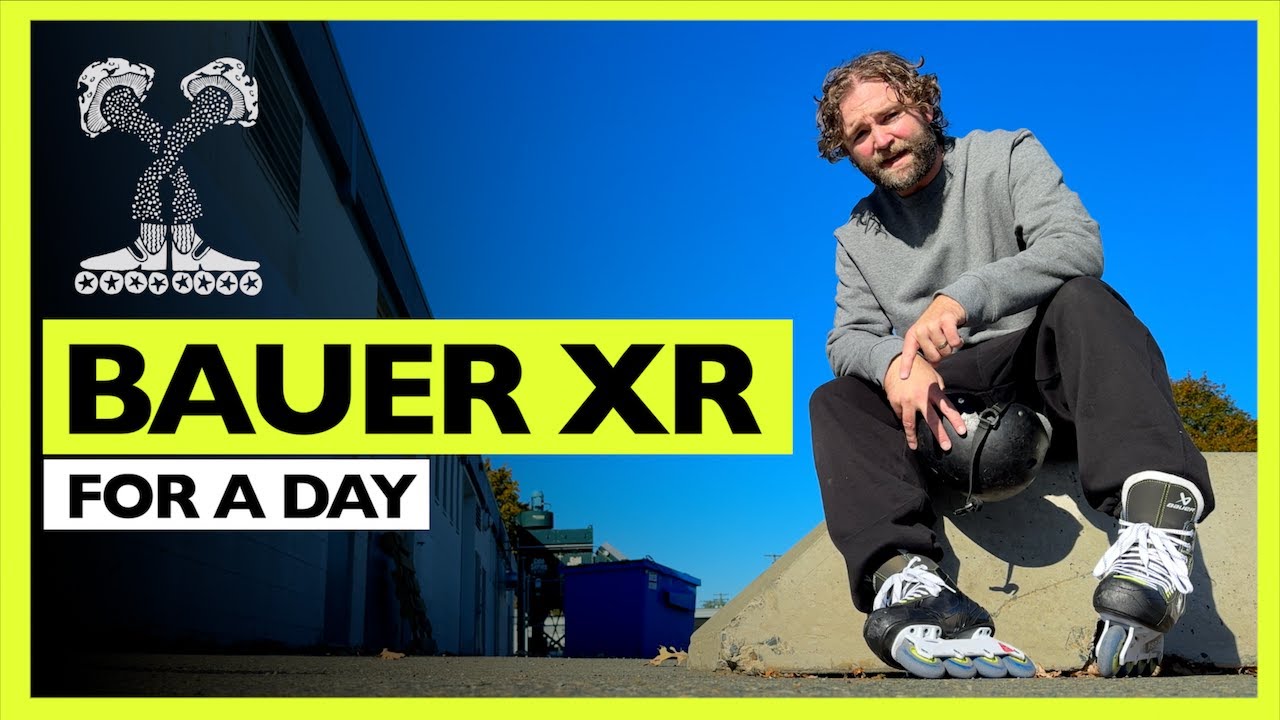 Катание на роликовых коньках Bauer XR в течение дня