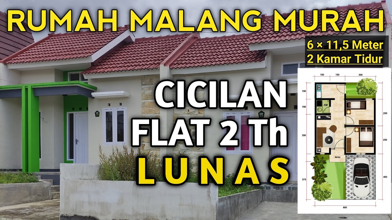 perumahan malang murah ❗ Type 38/69 angsuran 2 tahun sudah Lunas 😱