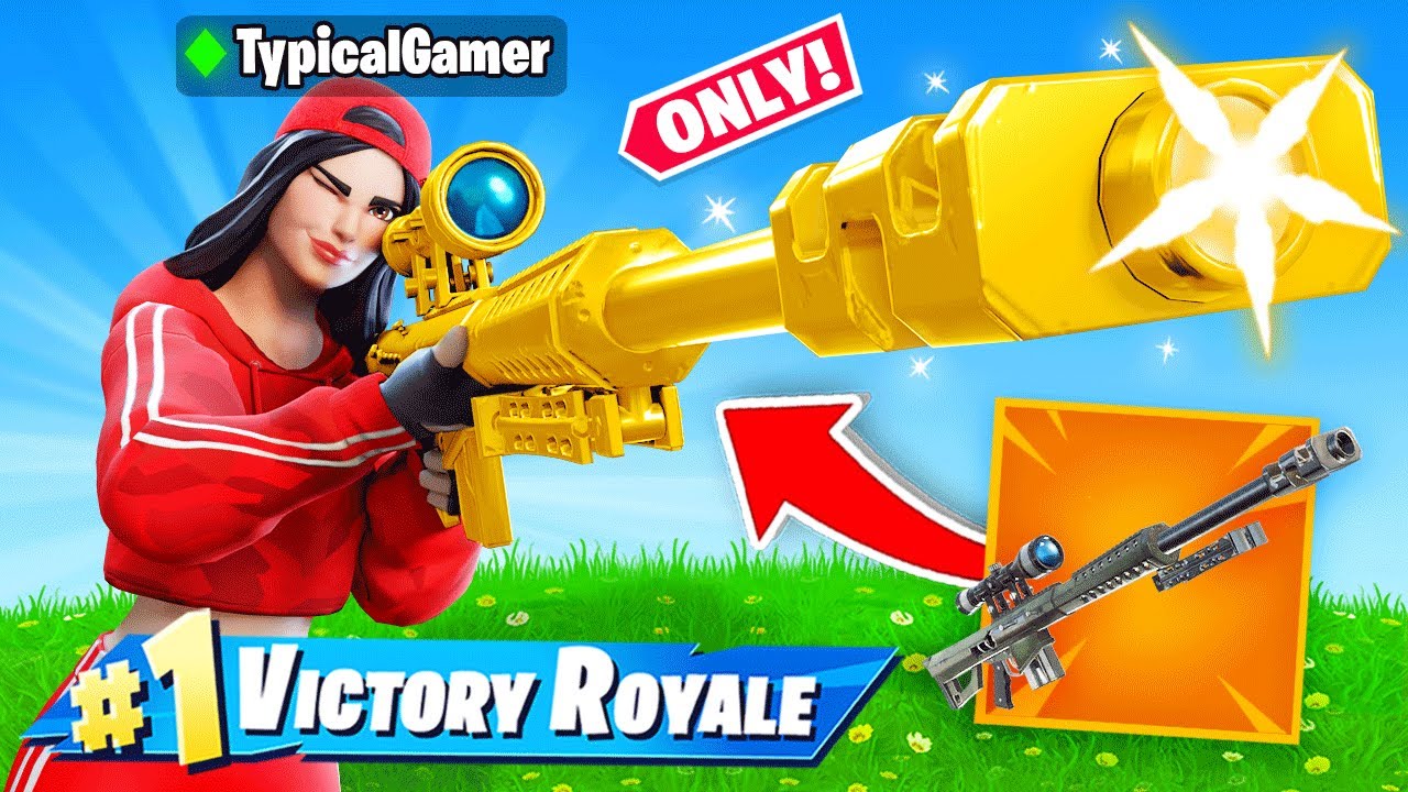 The SNIPER *ONLY* CHALLENGE in Fortnite! (IMPOSSIBLE)
