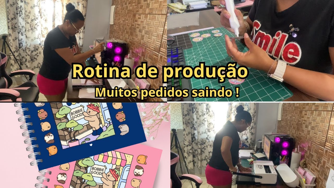ROTINA DE PRODUÇÃO / temos muito pedidos entrando no elo7 / FAZENDO LIVRO DE COLORIR
