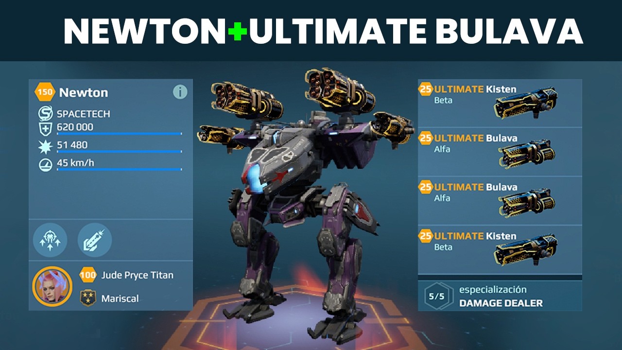 War Robots: Титан Newton + Ultimate Bulava Kisten | Gameplay