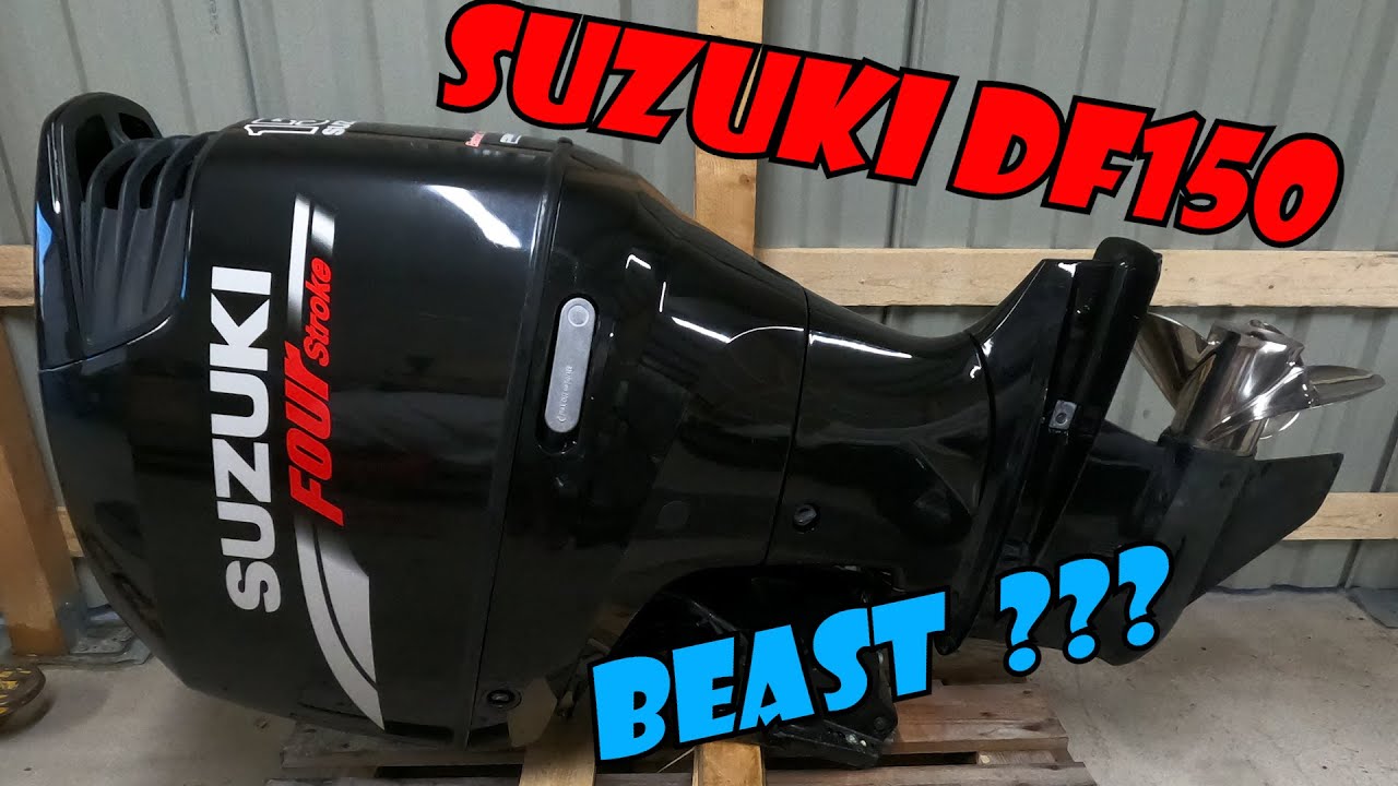 SUZUKI DF 150 STARTUP AND TEST 2007 YEAR MAKE FUEL INJECTION
