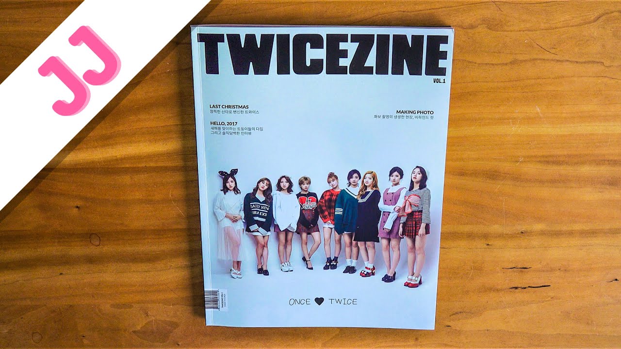 Twicezine Vol. 1 - TWICE Photobook Unboxing | JJ Once