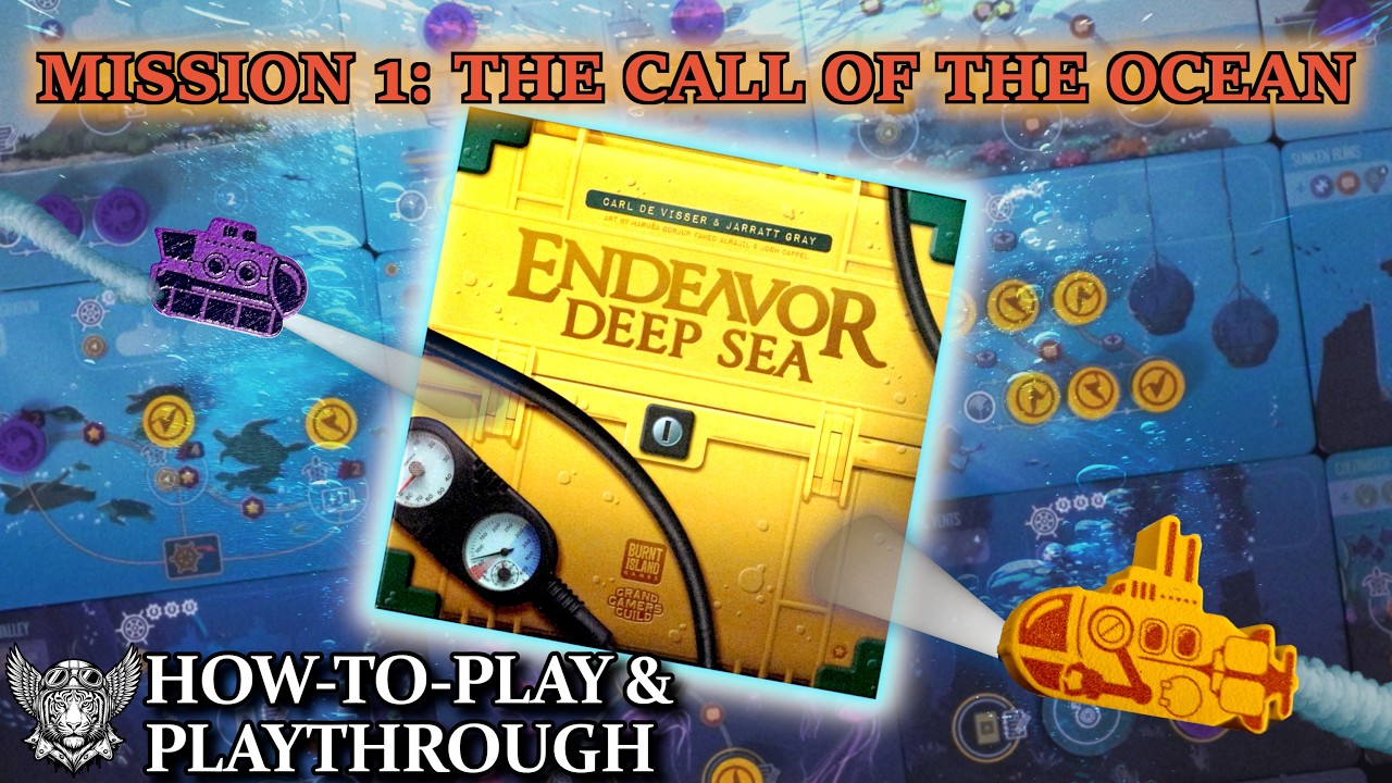 Endeavor: Deep Sea Deluxe Edition - How to Play and 2‑Player Playthrough