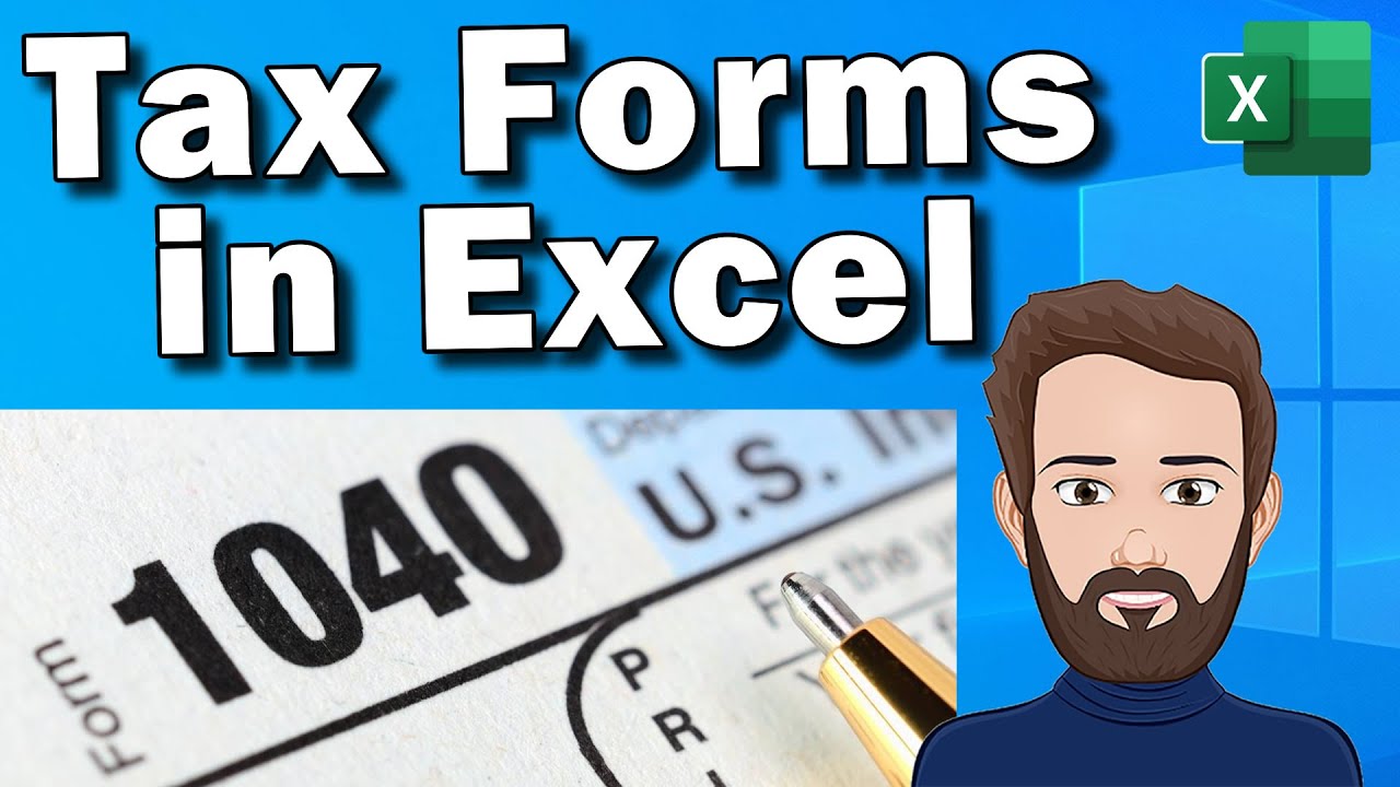[2024/2025 Update] Tax Forms in Excel - Federal Income Taxes for USA