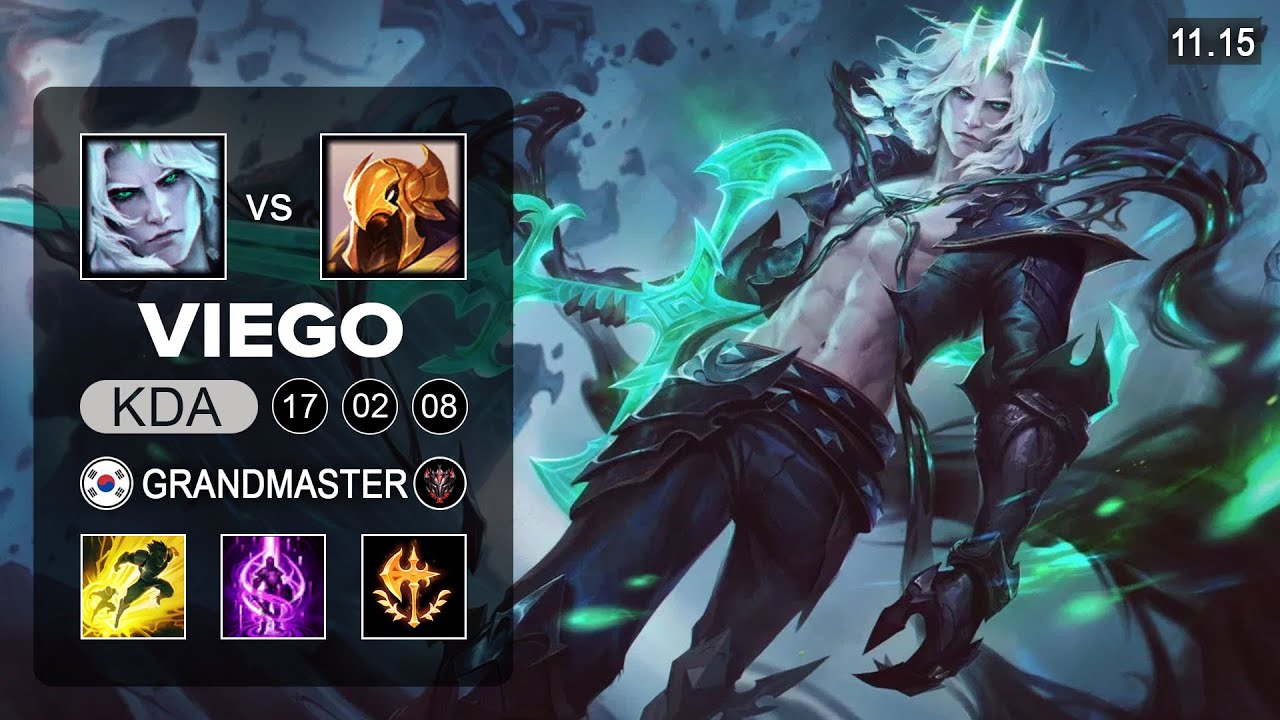 Viego Top vs Azir - KR Grandmaster Patch 11.15