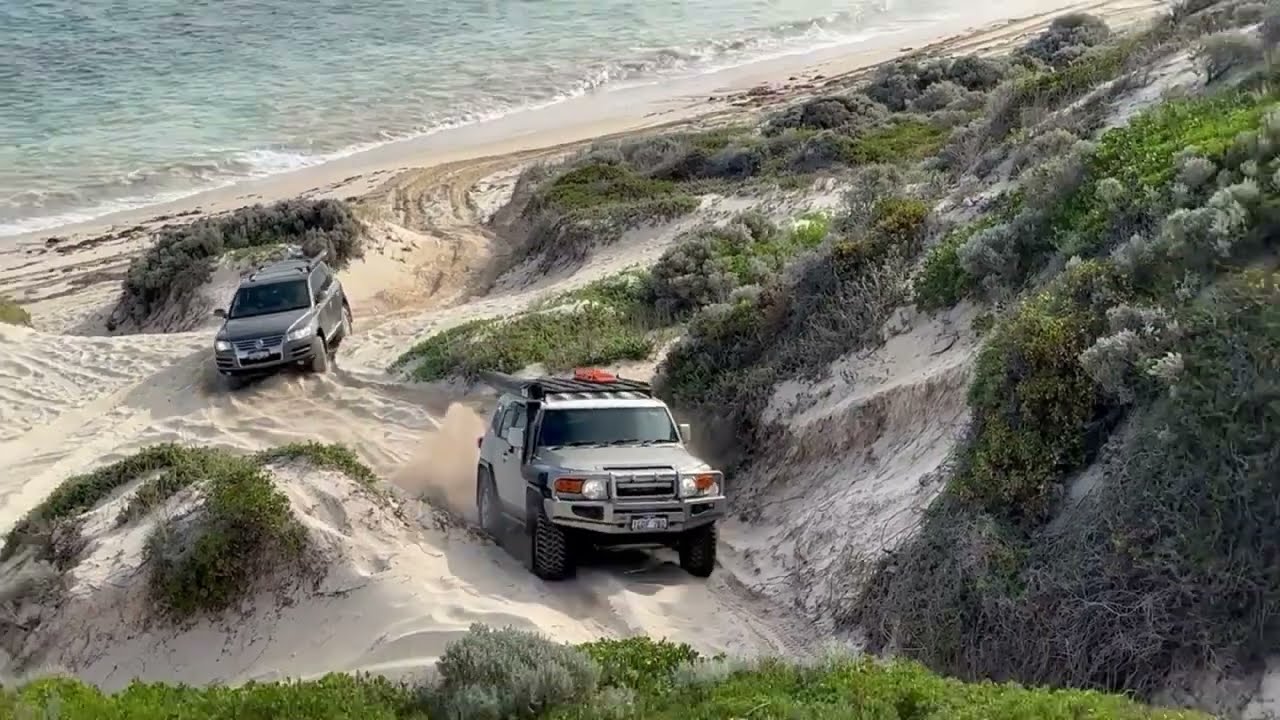 Guilderton to Seabird with a Toyota FJ Cruiser and a VW Touareg