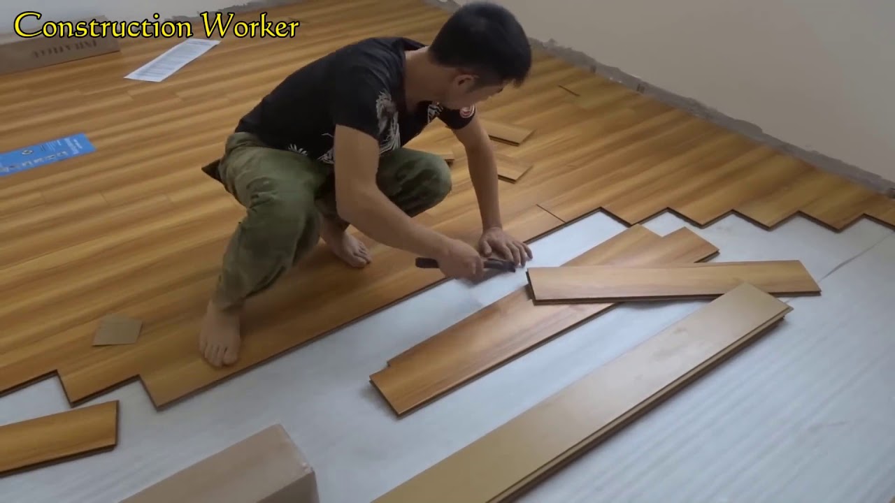 Kĩ thuật lắp đặt sàn gỗ công nghiệp
