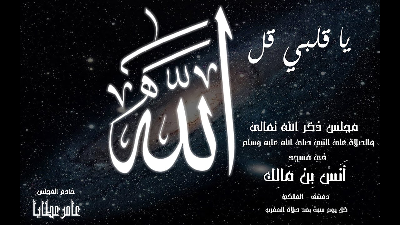 البث المباشر لمجلس الذكر يوم السبت 2025/0204/05  في جامع أنس بن مالك - المالكي
