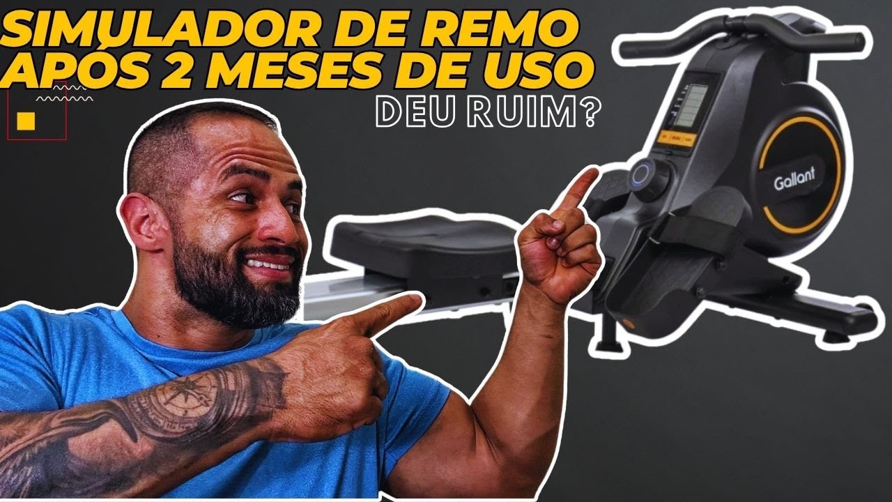 2 Meses de Remo Gallant! Me Arrependo ou Recomendo? Aparelho Simulador De Remo Seco Indoor Gallant