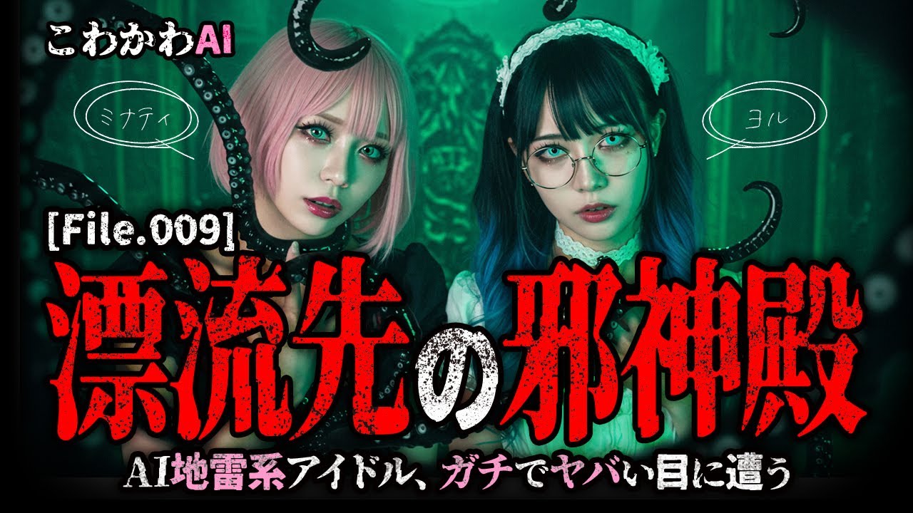 【File.009】漂流先の邪神殿 | AI地雷系アイドル、ガチでヤバい目に遭う