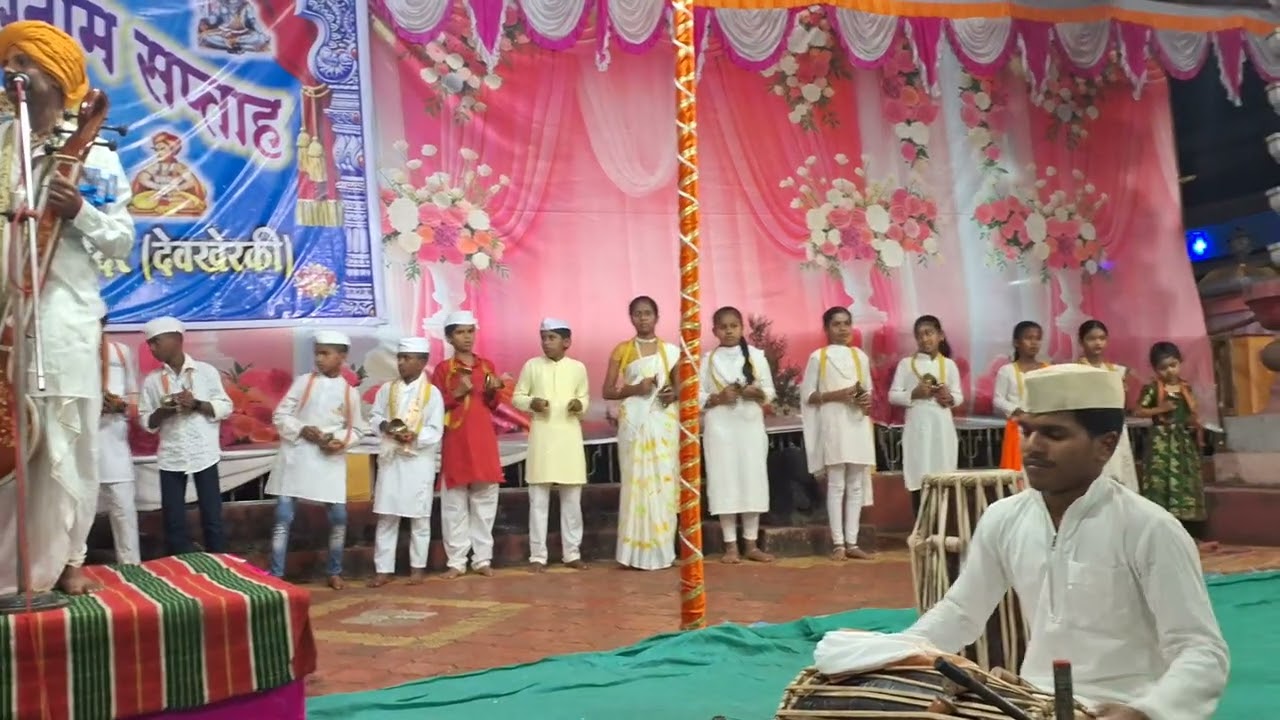श्री स्वयंभू अमृतेश्वर मंदिर, देवखेरकी येथे अखंड हरिनाम सप्ताह |दिवस६ भाग 1 भावपूर्ण कीर्तन 🙏#rohit 