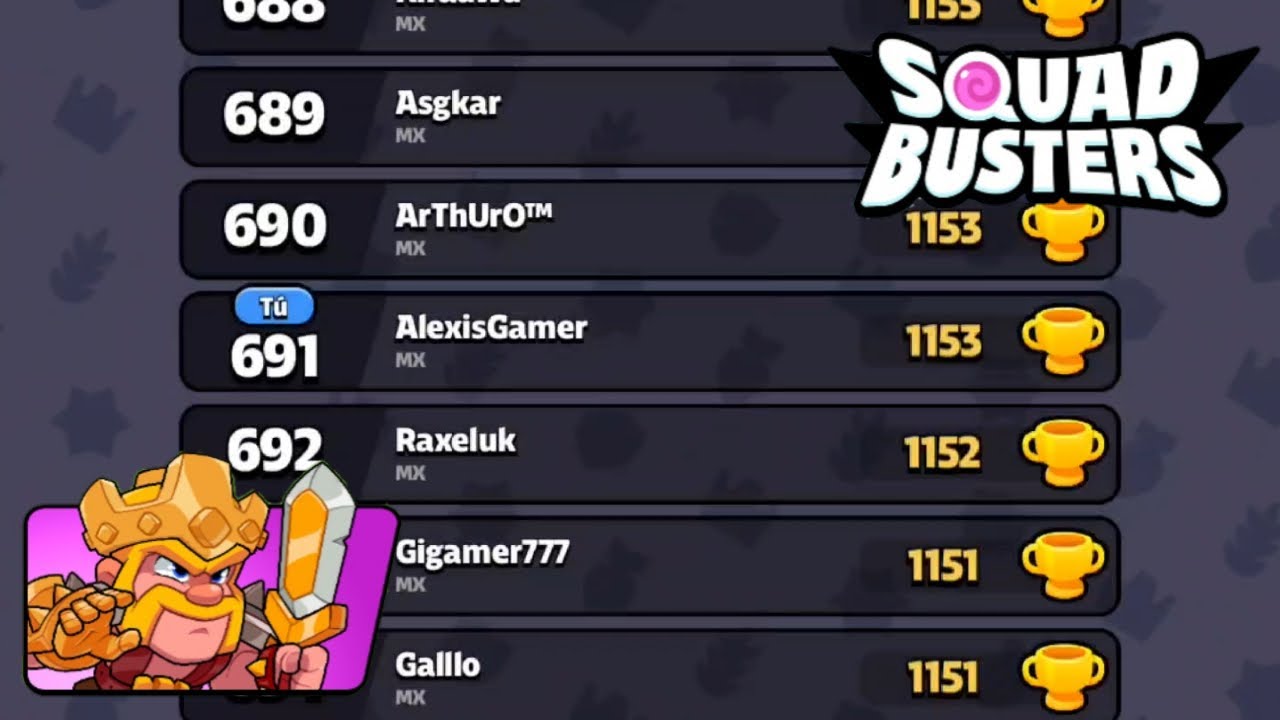 Subiendo en la clasificación local | Ultimas batallas | Squad Busters