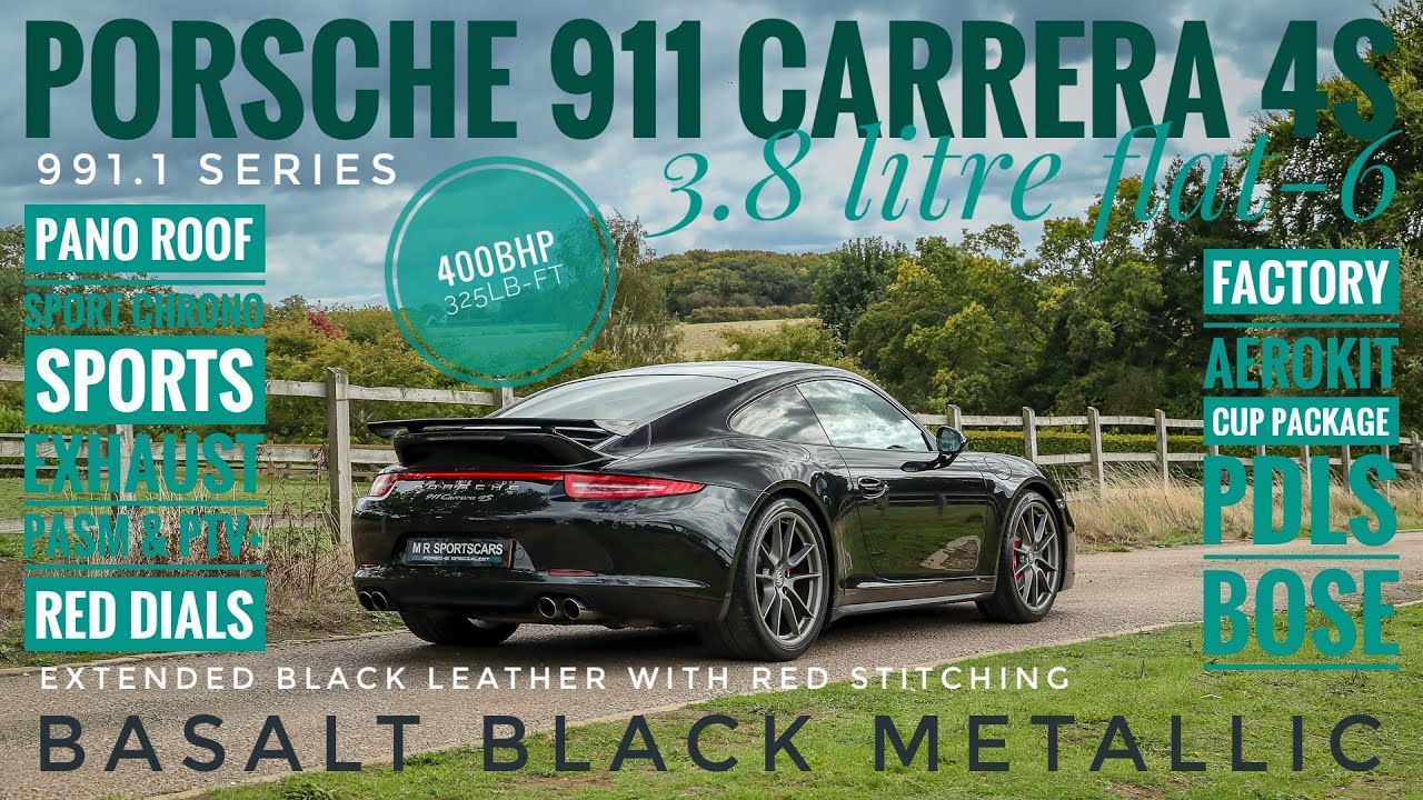 Porsche 911 Carrera 4S Factory Aerokit Cup Package 991.1 Coupe For Sale UK Highest Spec Ever!