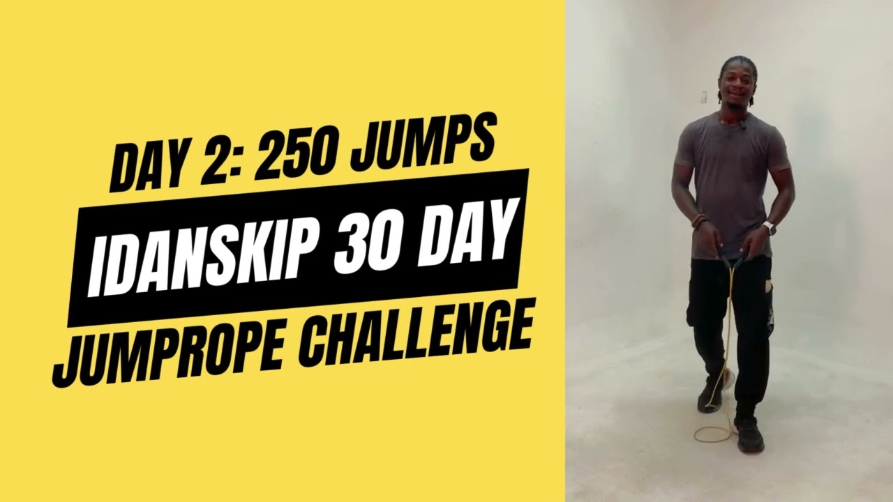 Day 2: 250 Jumps - Beginner's Jump Rope Challenge with Idanskip