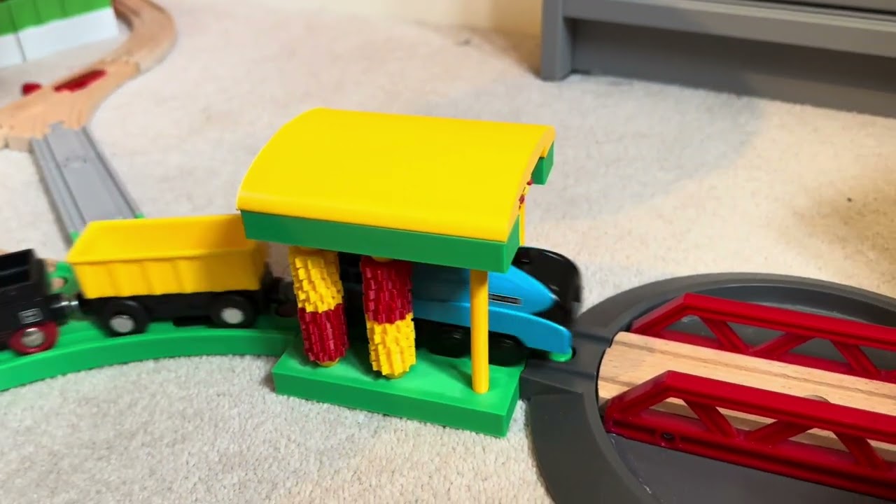 Giant BRIO Train Track! 100+ pieces! Mega Build!