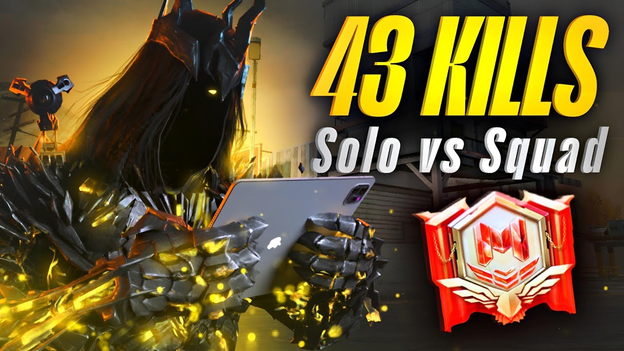 43 KILLS INTENSE SOLO VS SQUAD Full GAMEPLAY CODM