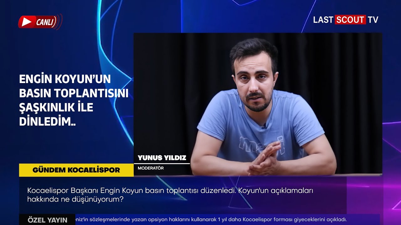YUNUS YILDIZ İLE KOCAELİSPOR GÜNDEMİ | 06.06.2022