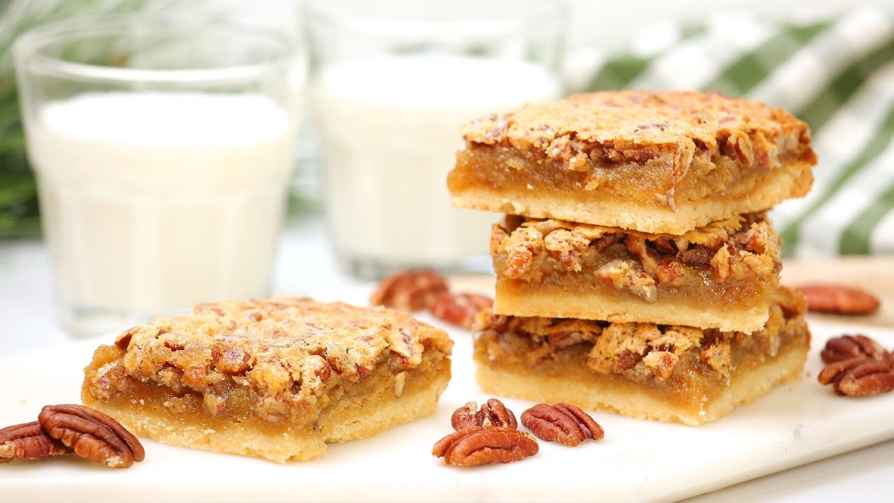 BEST-EVER Pecan Pie Bars | Delicious Christmas Desserts
