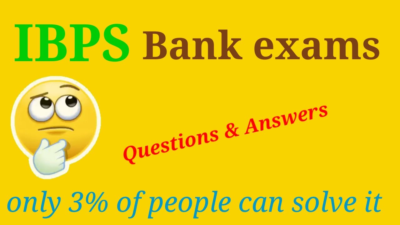 Ibps banking exams questions and answers tips#ibps#bankingexams#quationsandanswers#govtjob